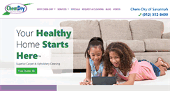 Desktop Screenshot of chemdryofsavannah.com